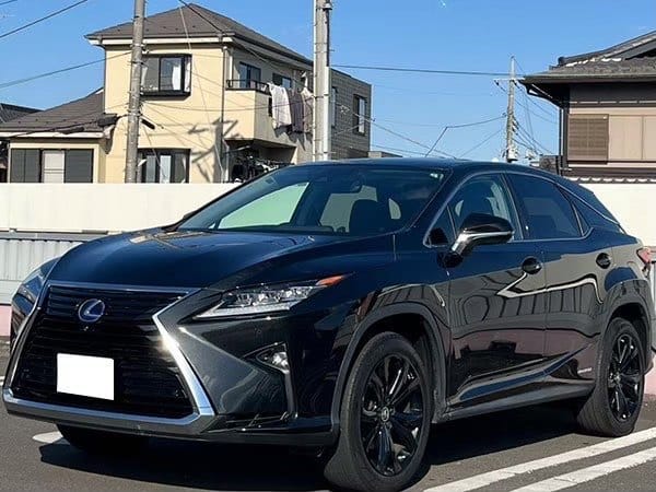 買取した平成30年式レクサス RX450h ブラック シークエンス